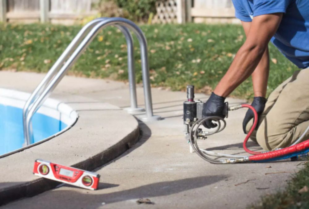 concrete pool deck repair